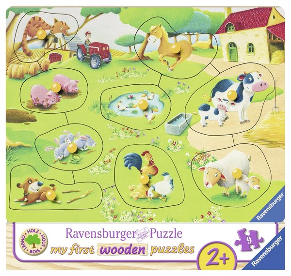 Ravensburger (03683) - "Farm Animals" - 9 piezas