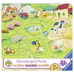 Ravensburger (03683) - "Farm Animals" - 9 piezas