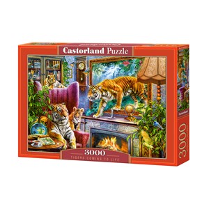 Castorland (C-300556) - "Tigers Comming to Life" - 3000 piezas