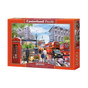 Castorland (C-200788) - "Spring in London" - 2000 piezas