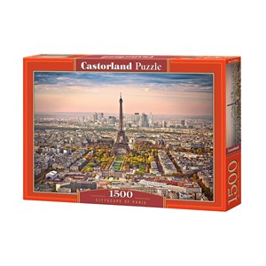 Castorland (C-151837) - "Cityscape of Paris" - 1500 piezas