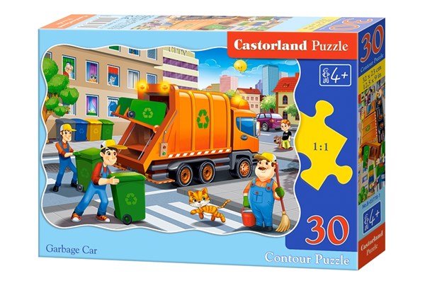 Castorland (B-03778) - "Garbage Car" - 30 piezas