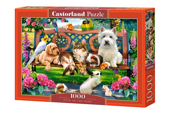 Castorland (C-104406) - "Pets in the Park" - 1000 piezas