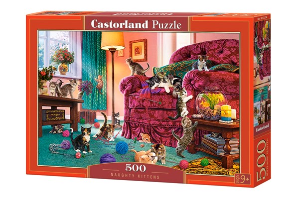 Castorland (B-53254) - "Naughty Kittens" - 500 piezas