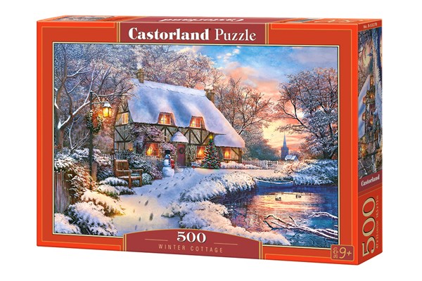 Castorland (B-53278) - "Winter Cottage" - 500 piezas