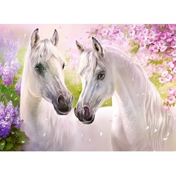 Castorland (B-030378) - "Romantic Horses" - 300 piezas