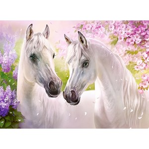 Castorland (B-030378) - "Romantic Horses" - 300 piezas
