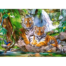 Castorland (B-030385) - "Tiger Falls" - 300 piezas