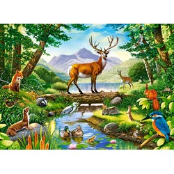 Castorland (B-030408) - "Woodland Harmony" - 300 piezas