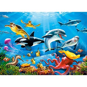 Castorland (B-222094) - "Tropical Underwater World" - 200 piezas