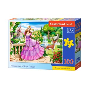 Castorland (B-111091) - "Princess in the Royal Garden" - 100 piezas