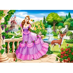 Castorland (B-111091) - "Princess in the Royal Garden" - 100 piezas
