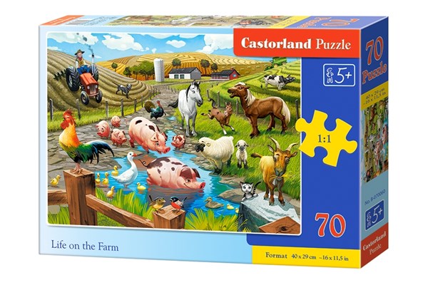 Castorland (B-070060) - "Life on the Farm" - 70 piezas