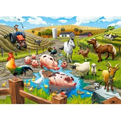 Castorland (B-070060) - "Life on the Farm" - 70 piezas