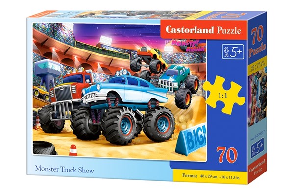 Castorland (B-070077) - "Monster Truck Show" - 70 piezas