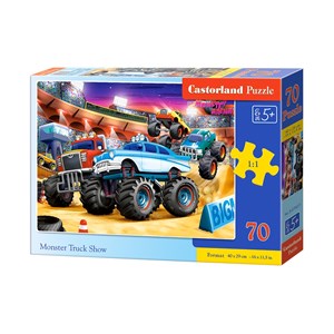 Castorland (B-070077) - "Monster Truck Show" - 70 piezas