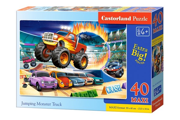 Castorland (B-040308) - "Jumping Monster Truck" - 40 piezas