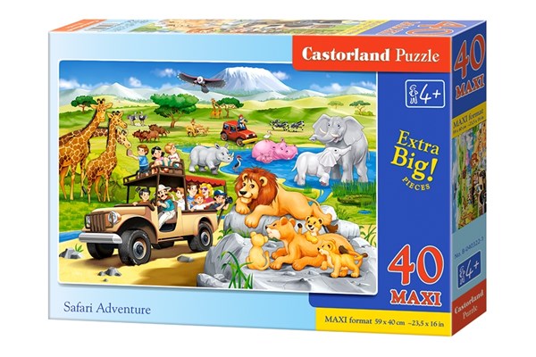 Castorland (B-040322) - "Safari Adventure" - 40 piezas