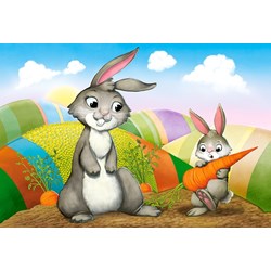 Castorland (B-041053) - "Mothers and Babies" - 8 12 15 20 piezas