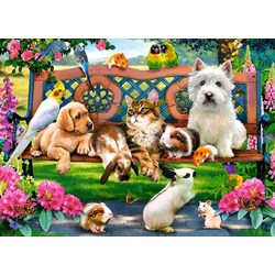 Castorland (B-018444) - "Pets in the Park" - 180 piezas
