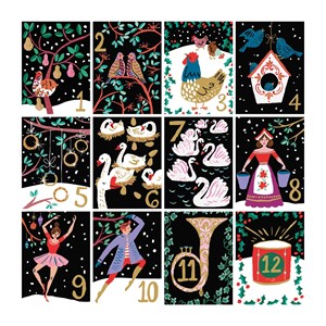 Chronicle Books / Galison (9780735356894) - "Twelve Days of Christmas" - 500 piezas