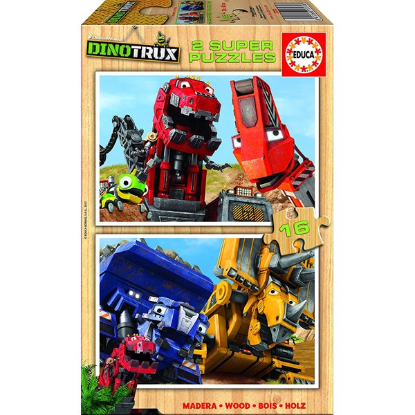 Educa (17270) - "Dinotrux" - 16 piezas