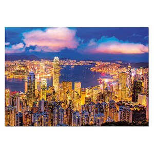 Educa (18462) - "Hong Kong Skyline" - 1000 piezas