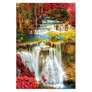 Educa (18461) - "Waterfall in deep Forest" - 1000 piezas