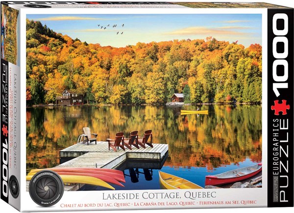 Eurographics (6000-5427) - "Lakeside Cottage, Quebec" - 1000 piezas