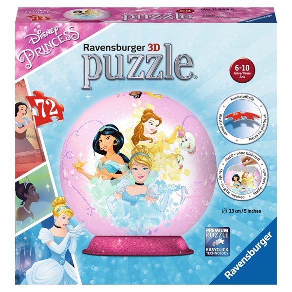 Ravensburger (11809) - "Disney Princess" - 72 piezas
