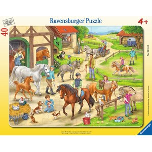 Ravensburger (06164) - "On the Horse Farm" - 40 piezas