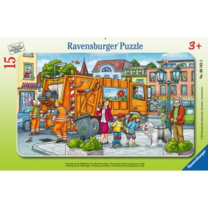 Ravensburger (06162) - "On the Way to the Garbage Disposal" - 15 piezas