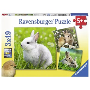 Ravensburger (08041) - "Cute Bunny" - 49 piezas