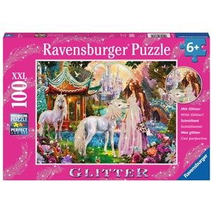 Ravensburger (13617) - "Princess with Unicorn" - 100 piezas