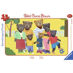 Ravensburger (06167) - "Little Brown Bear" - 15 piezas