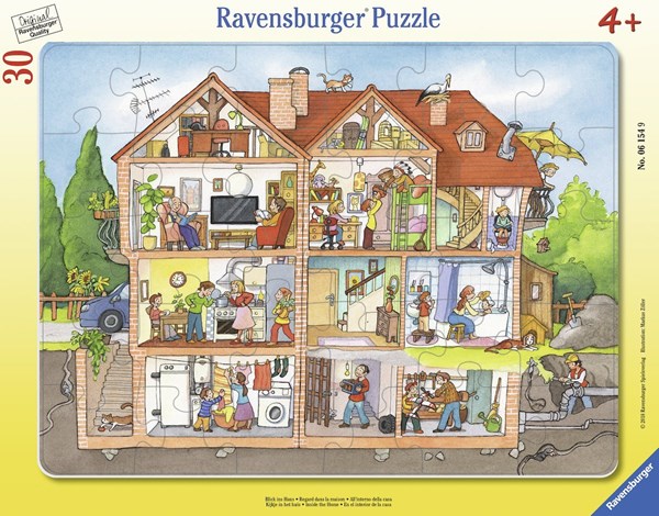 Ravensburger (06154) - "Look into the House" - 30 piezas