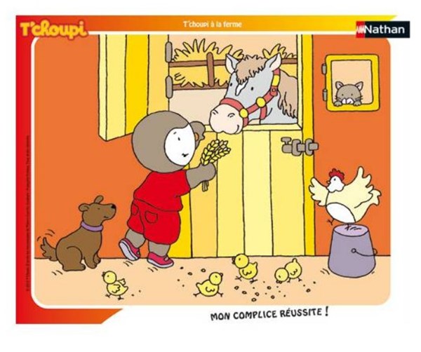 Nathan (86134) - "Tchoupi" - 35 piezas