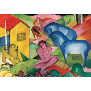 Puzzle Michele Wilson (S160-24) - Franz Marc: "The Dream" - 24 piezas