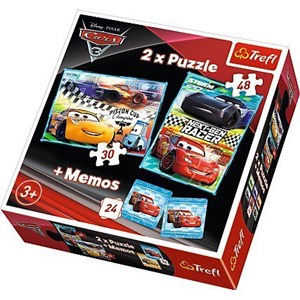 Trefl (90706) - "Cars + Memo" - 30 48 piezas