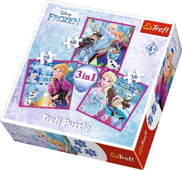 Trefl (34832) - "Frozen" - 20 36 50 piezas