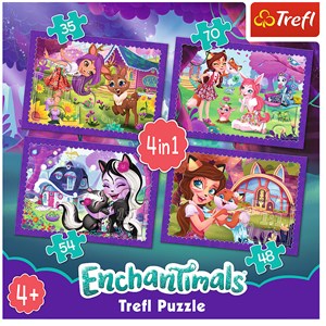 Trefl (34305) - "Enchantimals" - 35 48 54 70 piezas