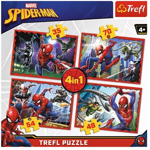 Trefl (34293) - "Spider-Man" - 35 48 54 70 piezas