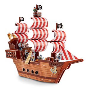 Melissa and Doug (9045) - "Pirate Ship" - 100 piezas