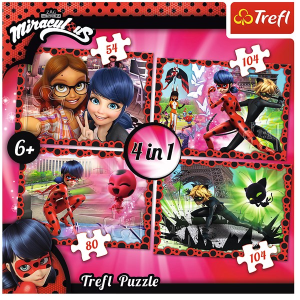 Trefl (34279) - "Friendship and adventure" - 54 80 104 piezas