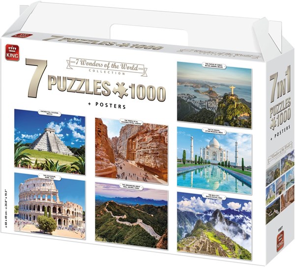 King International (55877) - "7 Wonders of The World" - 1000 piezas