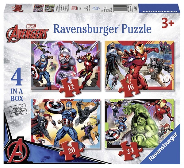 Ravensburger (06942) - "Marvel Avengers" - 12 16 20 24 piezas