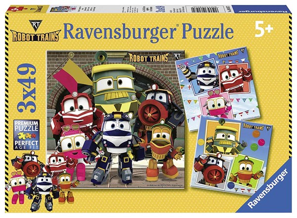 Ravensburger (08047) - "Robot Trains" - 49 piezas