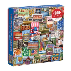 Chronicle Books / Galison (9780735357808) - "Troy Litten Snapshots Of America" - 500 piezas