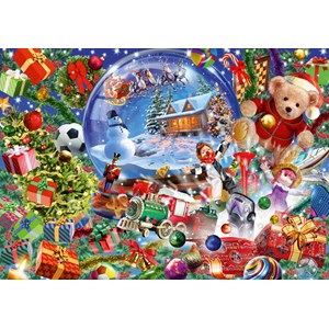 Bluebird Puzzle (70236) - "Christmas Globe" - 1000 piezas