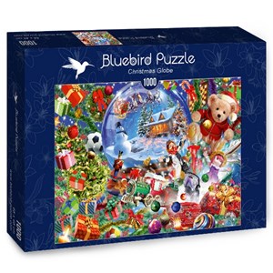 Bluebird Puzzle (70236) - "Christmas Globe" - 1000 piezas